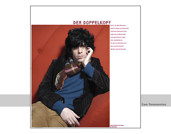 Ian Svenonius, Foto: Manfred Wegener, Kln