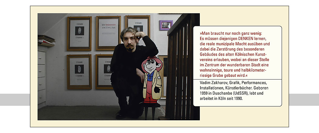 Vadim Zakharov, Foto: Manfred Wegener, Köln