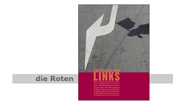 Aufbruch von Links, Foto: Manfred Wegener, K�ln
